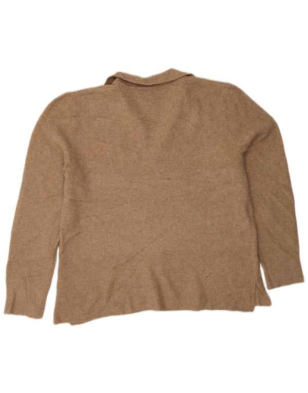 J. CREW Damen-Pullover, übergroß, Rollkragenpullover, Gr. 16, Braun