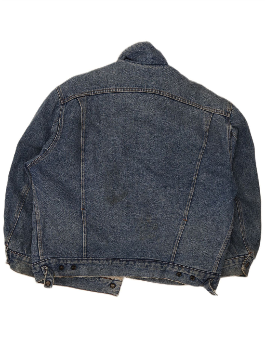 Rifle Herren Sherpa Jeansjacke UK 38 Mittelblaue Baumwolle