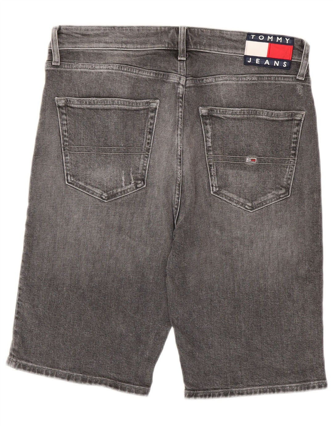 Tommy Hilfiger Herren Denim Shorts W32 mittelgraue Baumwolle