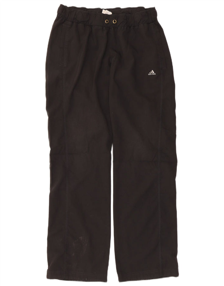 Adidas Damen-Windbreaker-Hose, UK 14, mittelschwarz, Polyester
