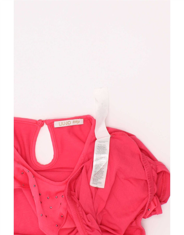 Liu Jo Mädchen-Blusenoberteil, 4–5 Jahre, rosa, Polyester