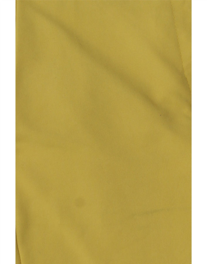 Zara Slim Chino-Hose für Damen, Größe M, W28, L26, Gelb