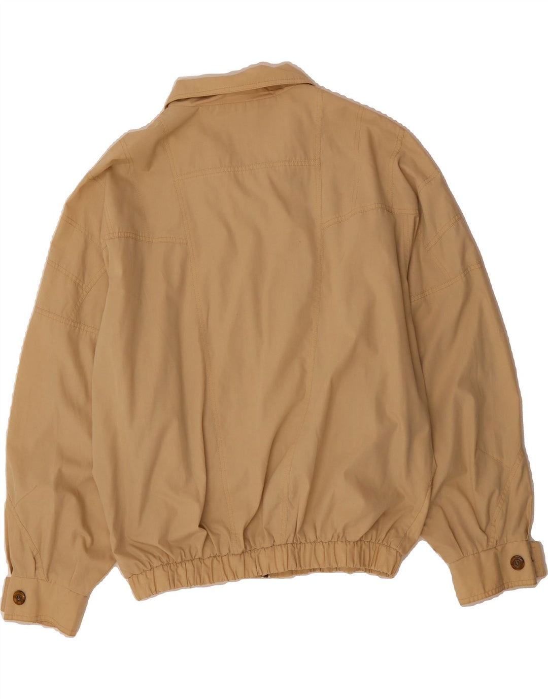 VINTAGE Mens Bomber Jacket IT 52 XL Beige Cotton Vintage Vintage and Second-Hand Vintage from Messina Hembry 