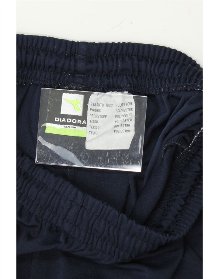 DIADORA Mens Sport Shorts Medium  Navy Blue Colourblock Polyester Vintage Diadora and Second-Hand Diadora from Messina Hembry 