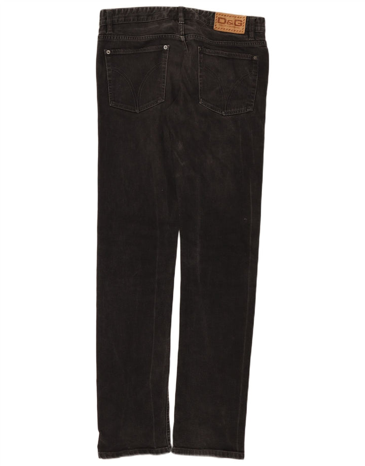 DOLCE & GABBANA Herren Slim Jeans W34 L35 Schwarz