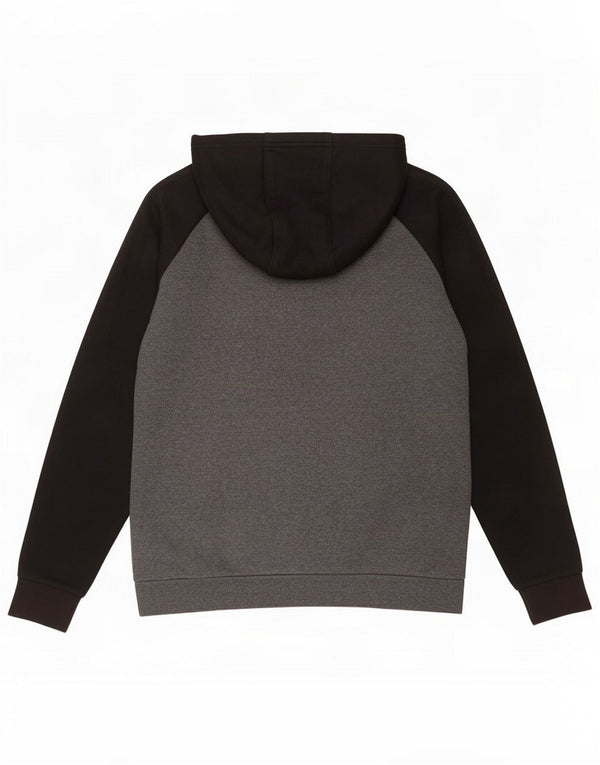 Adidas Kapuzenpullover mit Grafik für Jungen, 13–14 Jahre, graue Farbblock-Baumwolle