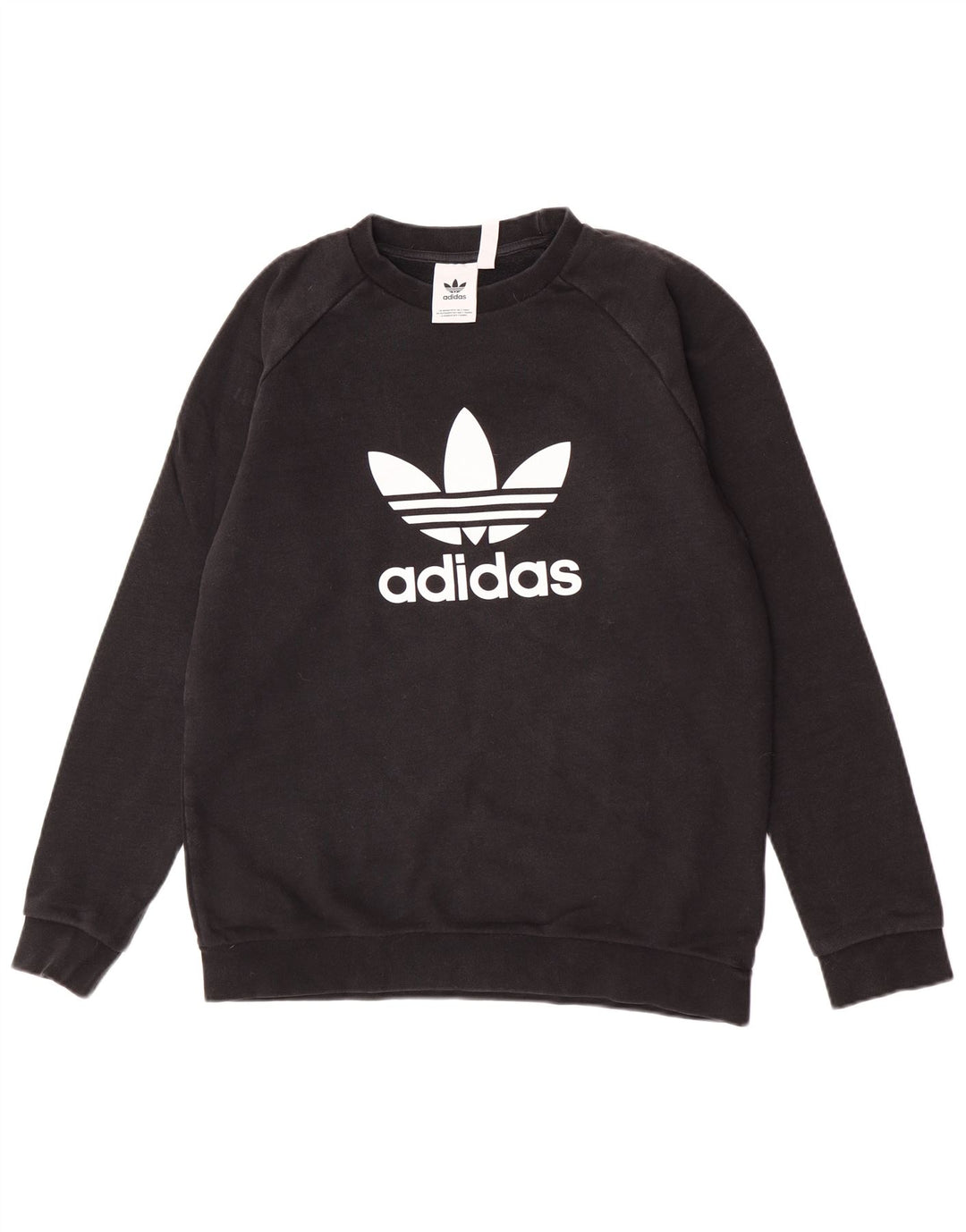 Adidas Herren Grafik-Sweatshirt-Pullover, mittelschwarz, Baumwolle
