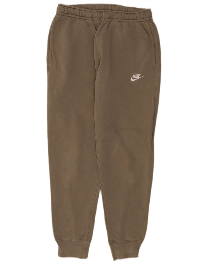 Nike Herren-Trainingshose, Jogginghose, Größe S, Khaki, Baumwolle