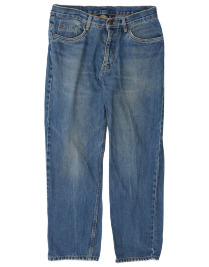 Dickies Herren Straight Jeans W34 L27 Blaue Baumwolle