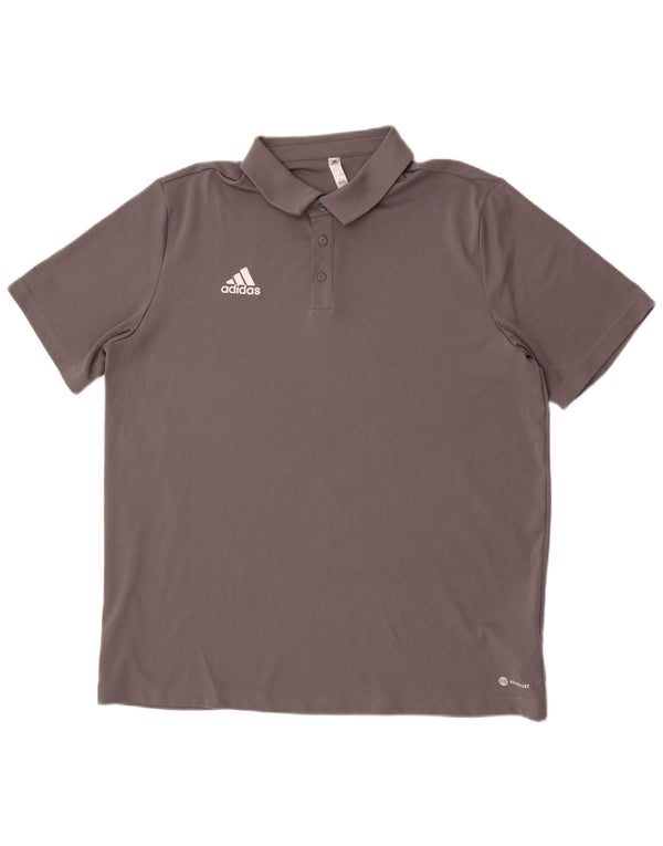 Adidas Herren Aeroready Poloshirt XL Grau Polyester