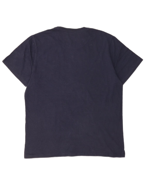 LEVI'S Herren Standard T-Shirt Top Large Marineblau