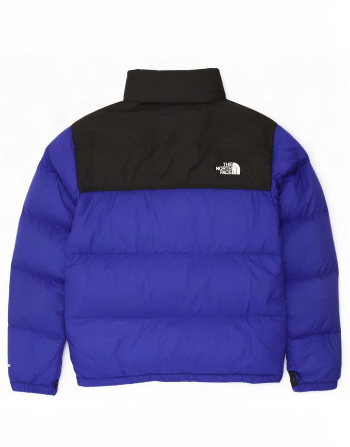The North Face Damen-Übergröße, wattierte Jacke, UK 10, Small, Blau, Farbblock