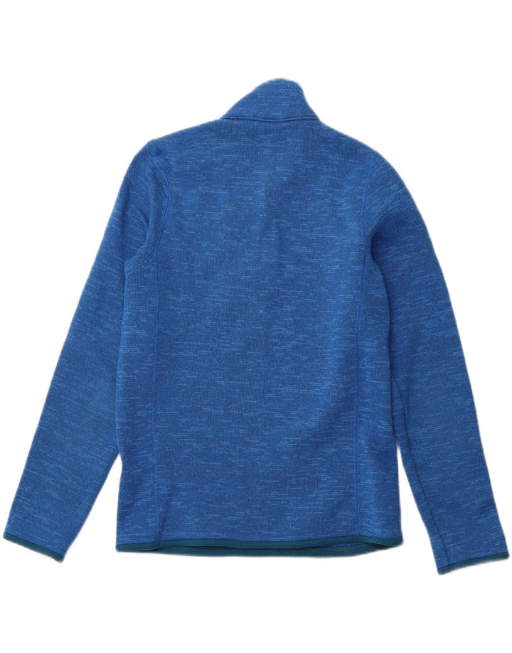 PATAGONIA Jungen-Sweatshirt mit Reißverschluss am Hals, 15–16 Jahre, 2XL, blaues Polyester