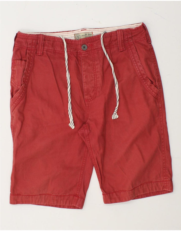 FAT FACE Herren-Chino-Shorts W34, große rote Baumwolle