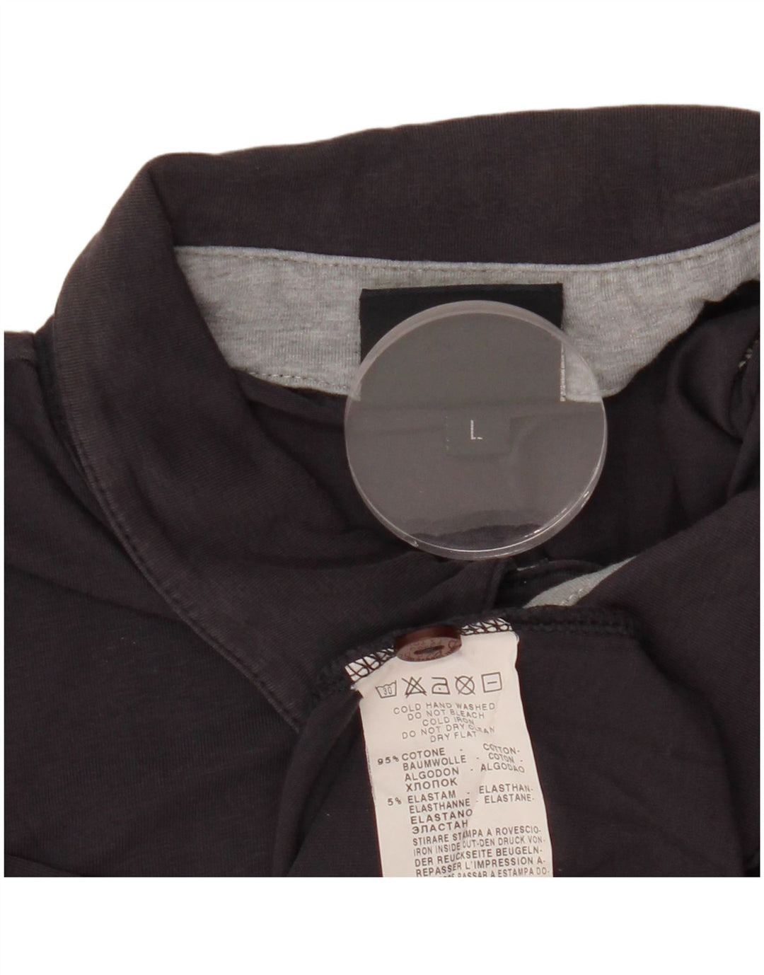 TRUSSARDI JEANS Herren-Poloshirt, große marineblaue Baumwolle