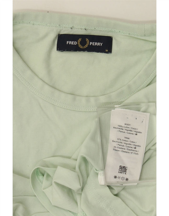 Fred Perry Herren T-Shirt Top mittelgrüne Baumwolle