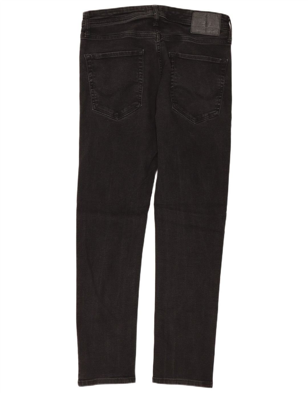 Jack & Jones Herren Slim Jeans W32 L32 Schwarze Baumwolle
