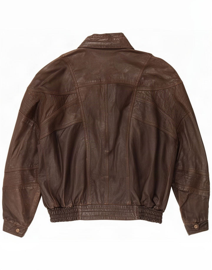 Vintage Herren Lederjacke UK 42 XL Braun