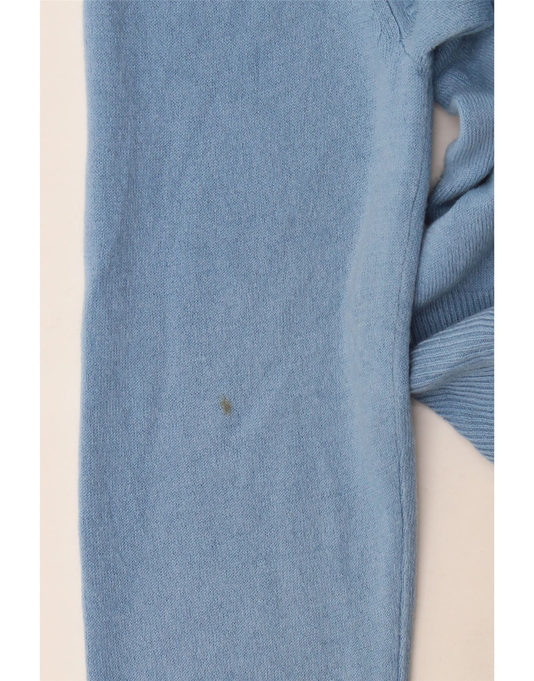 Marks & Spencer Damen-Pullover mit V-Ausschnitt, UK 14, Größe L, Blau, Acryl