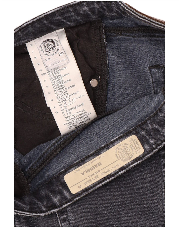 Diesel Damen Babhila Slim Skinny Jeans W28 L28 Blaue Baumwolle