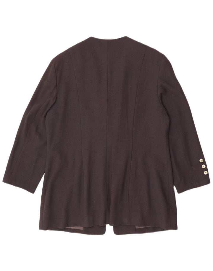 Betty Barclay Damen Blazer Jacke UK 18 XL Graue Viskose