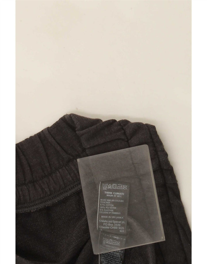 Marks & Spencer Damen-Trainingshose, UK 12, mittelgraue Baumwolle