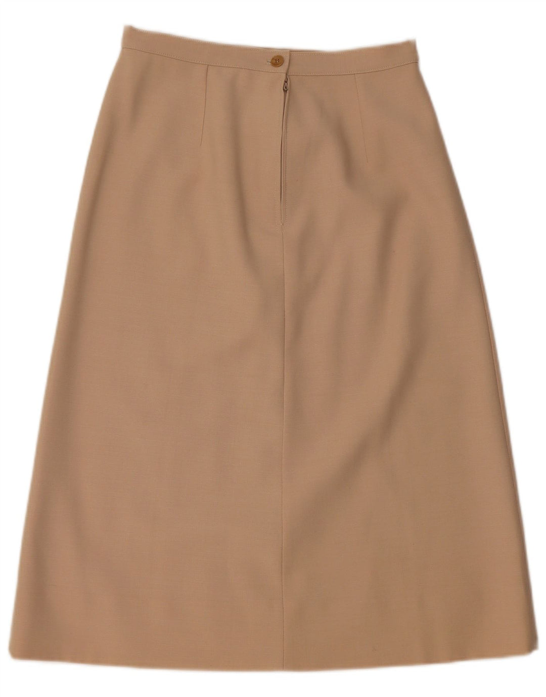 Vintage Damen 4-Knopf-2-teiliges Rock-Set IT 42 Medium W26 Beige