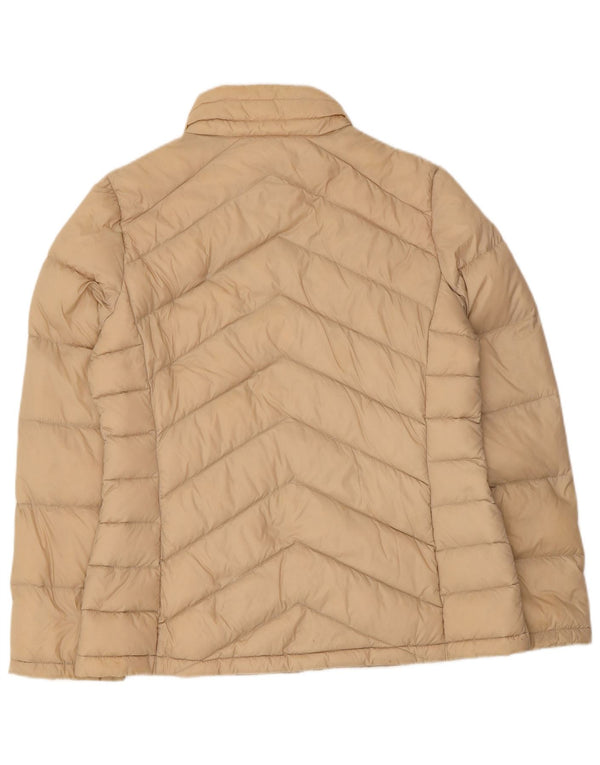 Calvin Klein Damen Wattierte Jacke UK 14 Medium Beige Nylon