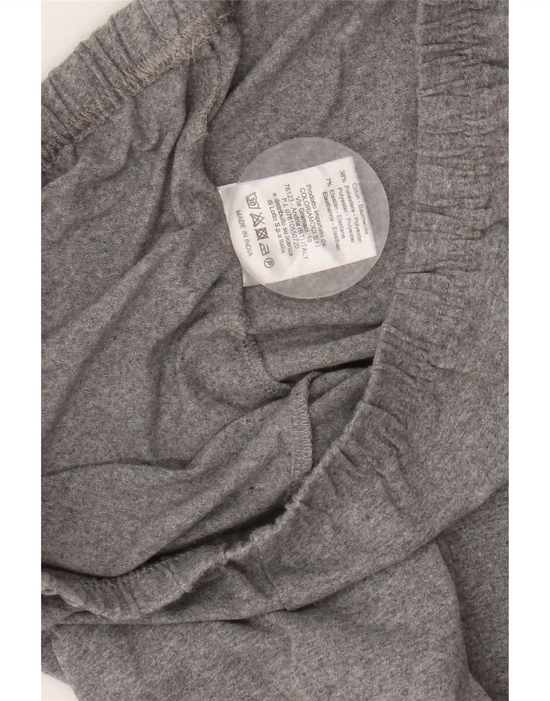 Lotto Damen Grafik-Leggings UK 12 Mittelgraue Baumwolle