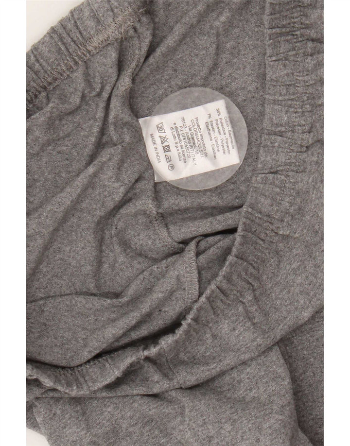Lotto Damen Grafik-Leggings UK 12 Mittelgraue Baumwolle