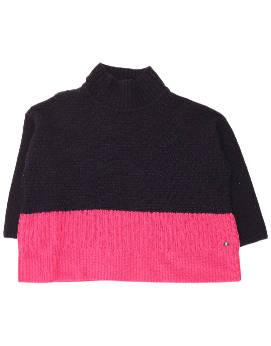 BARBOUR Rollkragenpullover für Damen, UK 18, XL, Marineblau, Farbblock