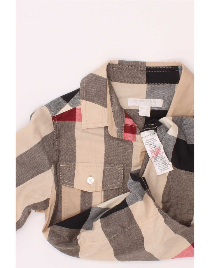 Burberry-Hemd für Jungen, 5–6 Jahre, mehrfarbig, kariert, Baumwolle