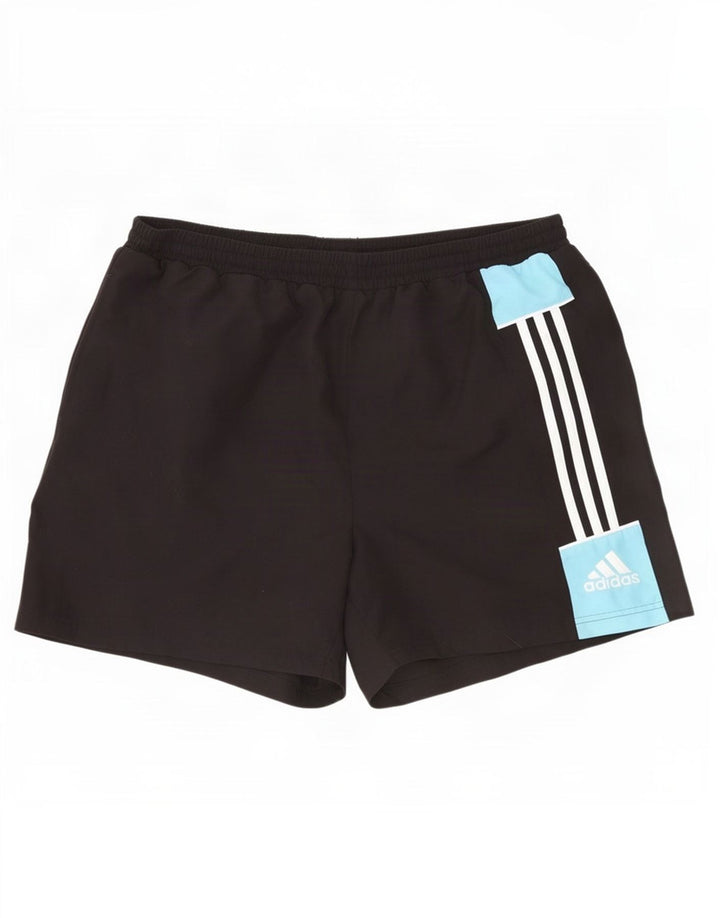 Adidas Herren Badeshorts XL Schwarz Colourblock Polyester