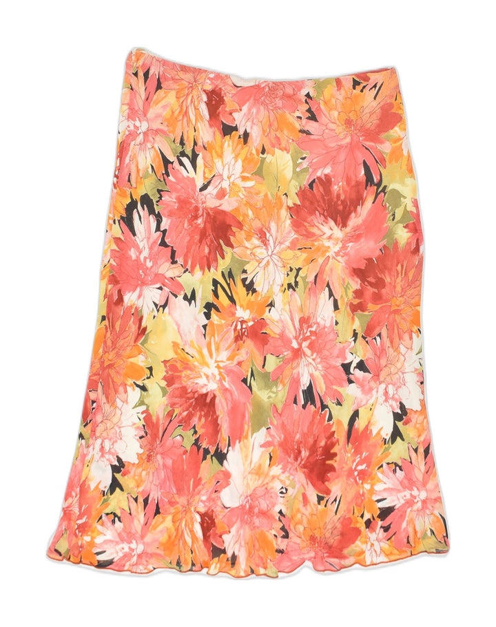 VINTAGE Womens Straight Skirt W28 Medium  Multicoloured Floral | Vintage Vintage | Thrift | Second-Hand Vintage | Used Clothing | Messina Hembry 