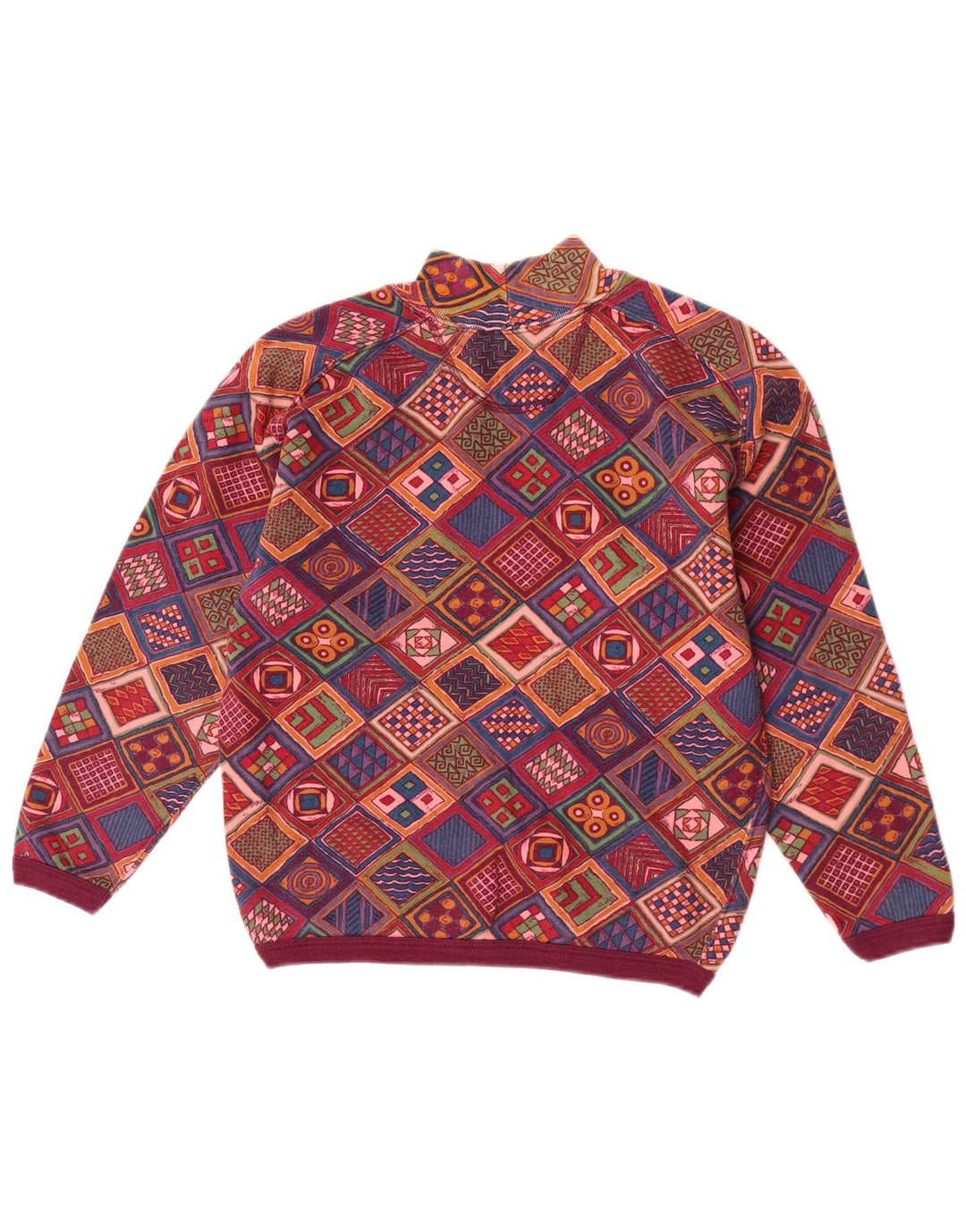 American System Damen Sweatshirt Pullover UK 6 XS Mehrfarbiges Patchwork