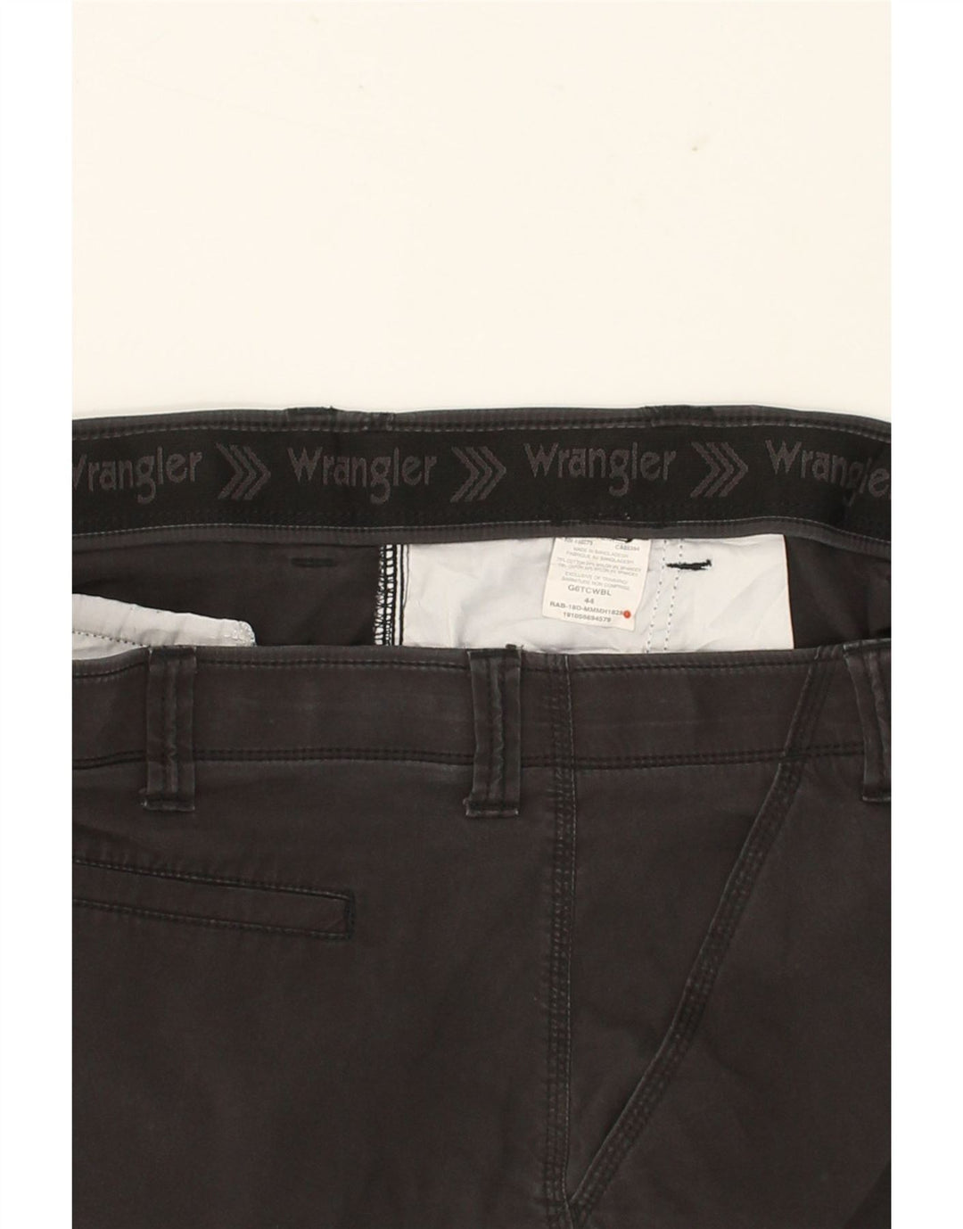 WRANGLER Herren Cargoshorts W44 2XL Graue Baumwolle
