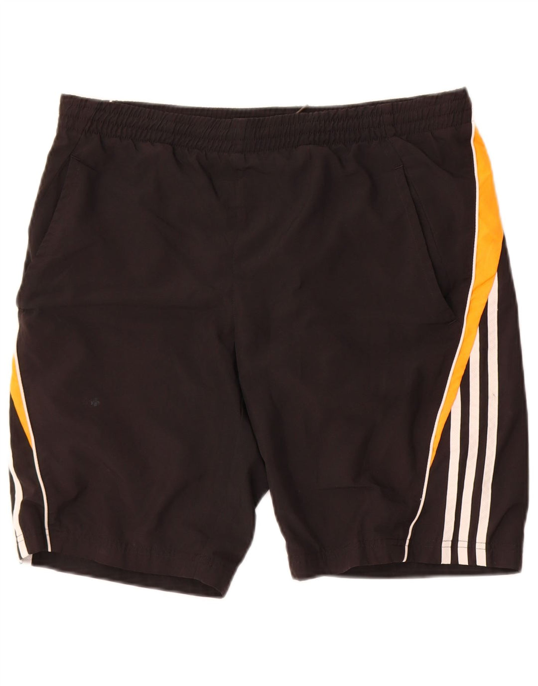 Adidas Sportshorts für Jungen, 12–13 Jahre, schwarzes Colourblock-Polyester