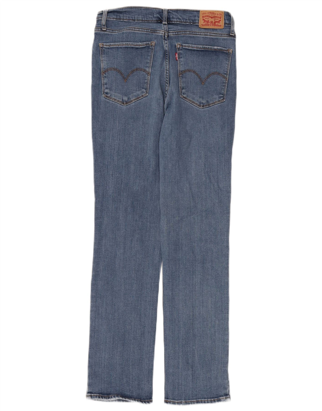 Levi's Damen 724 High Rise Straight Jeans W30 L28 Blau
