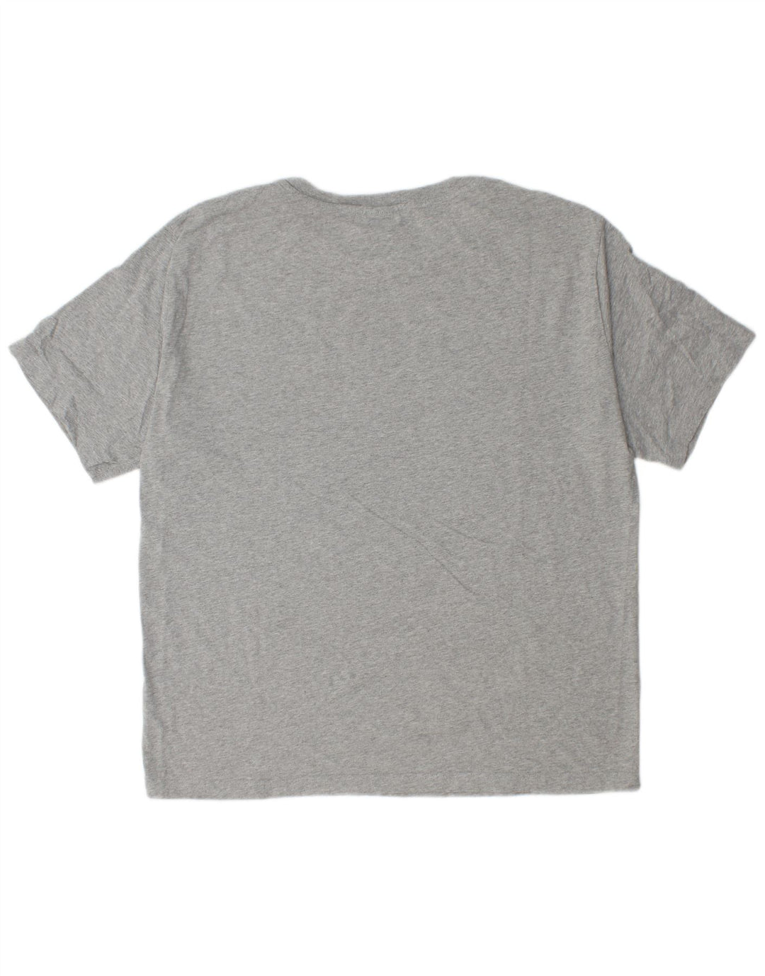 North Sails Herren-T-Shirt-Oberteil XL aus grau gefleckter Baumwolle