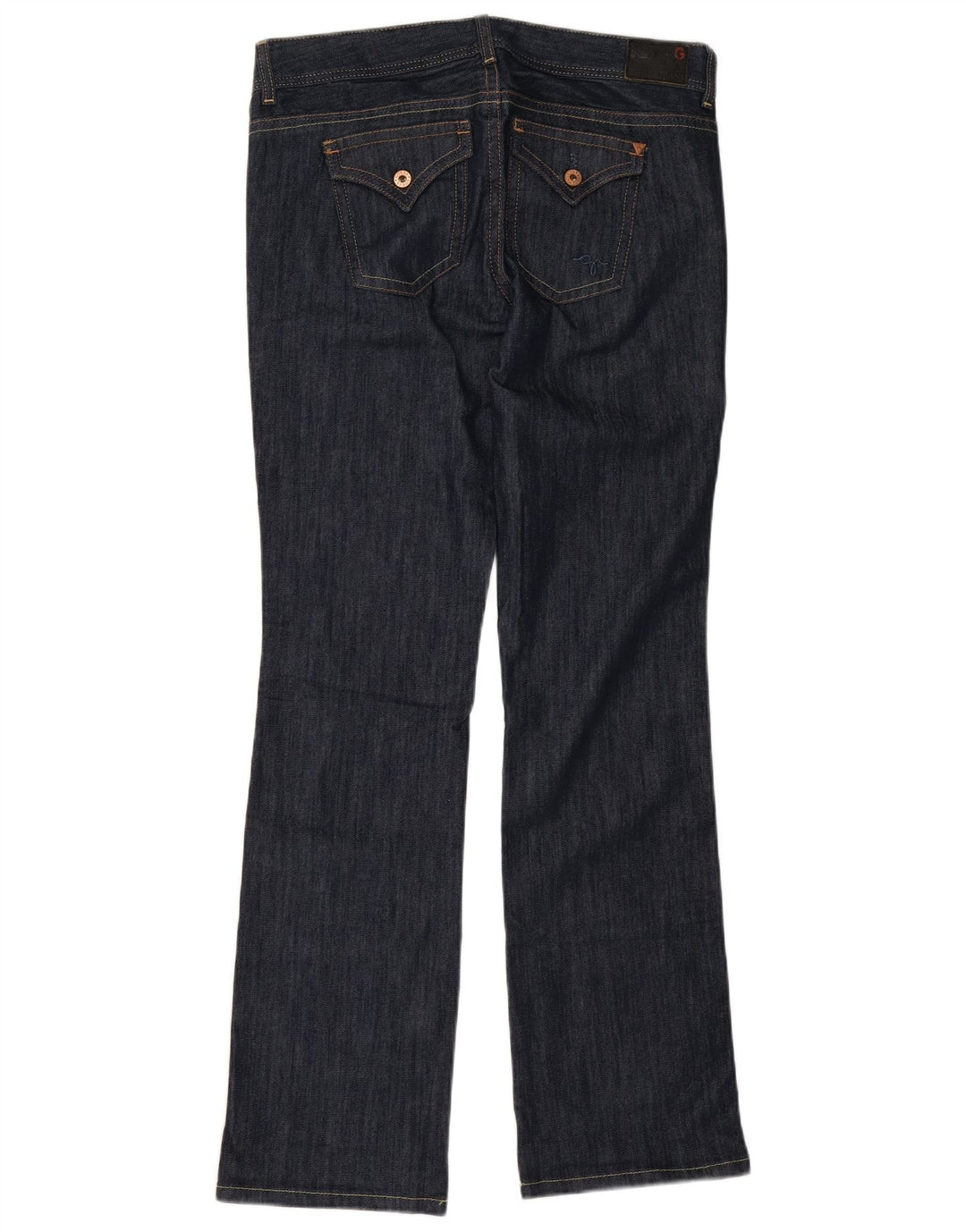 Guess Damen Bootcut Jeans W31 L34 Marineblaue Baumwolle