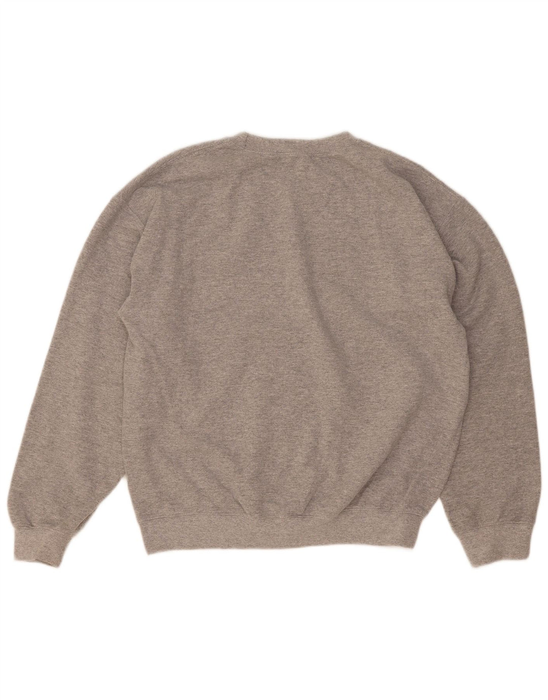 Topshop Damen Sweatshirt-Pullover UK 14 Mittelgrau meliert