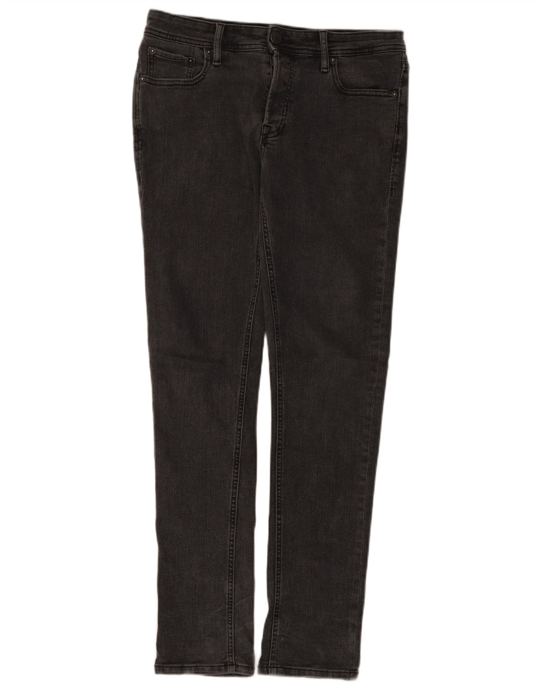 Jack & Jones Herren Slim Jeans W31 L32 Graue Baumwolle