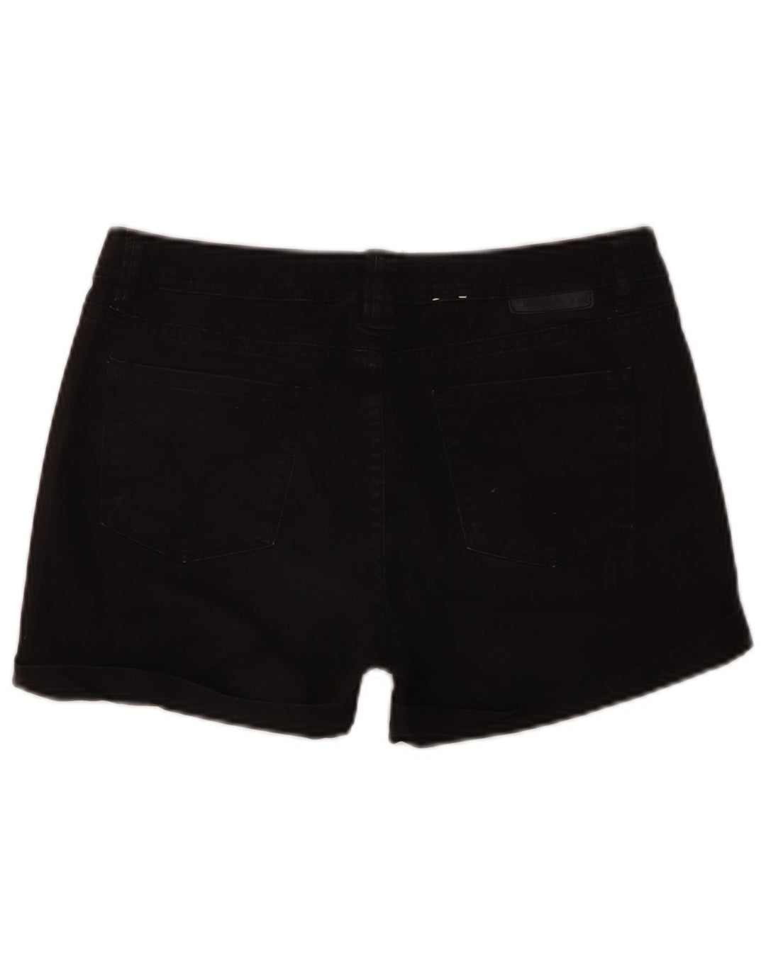Calvin Klein Damen Jeansshorts US 8 Medium W28 Schwarze Baumwolle