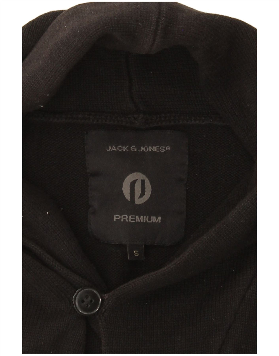 Jack & Jones Herren-Strickjacke, Größe S, Schwarz