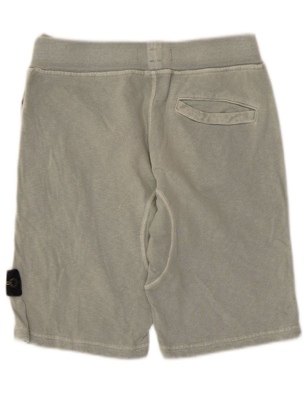 Stone Island Sportshorts für Jungen, 9–10 Jahre, graue Baumwolle