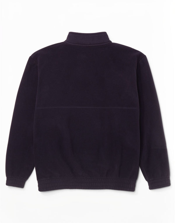 Fila Herren-Fleecepullover mit Reißverschluss am Hals, mittelgroß, Marineblau