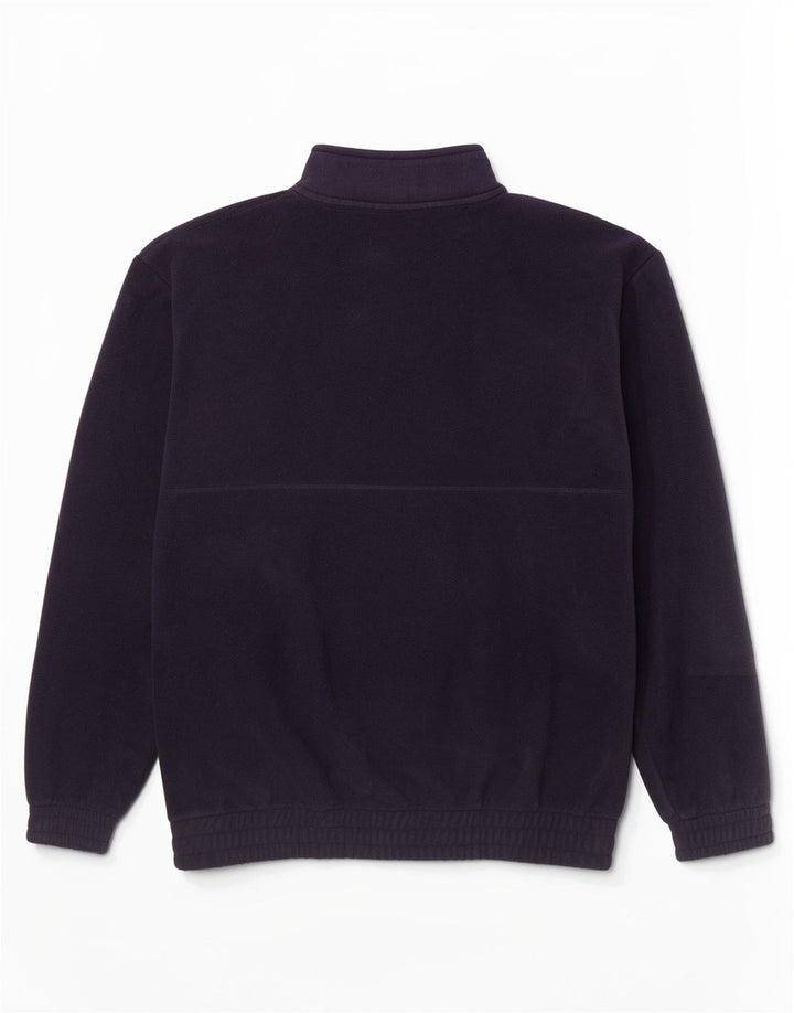 Fila Herren-Fleecepullover mit Reißverschluss am Hals, mittelgroß, Marineblau