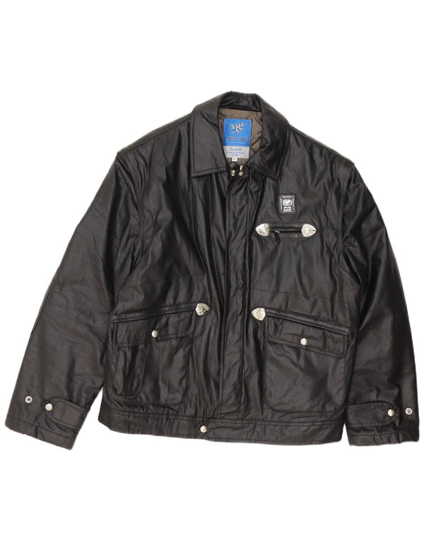 Piero Guidi Herren Utility Jacke UK 42 XL Schwarz