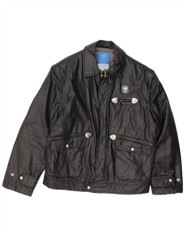 Piero Guidi Herren Utility Jacke UK 42 XL Schwarz