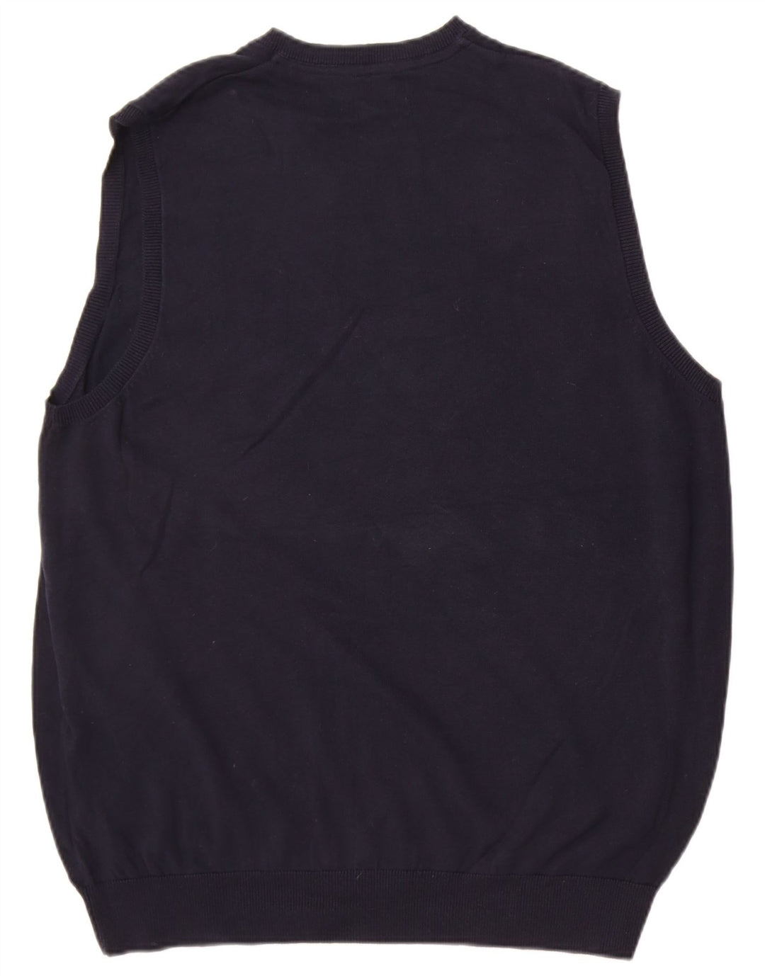 Marks & Spencer Herren Weste Tank Top XL Marineblau Baumwolle